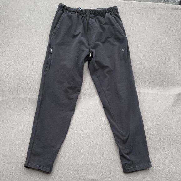 Mack Weldon Pants Mens Medium Blue Jogger Sweatpants Drawstring Zip Pockets - Picture 1 of 8